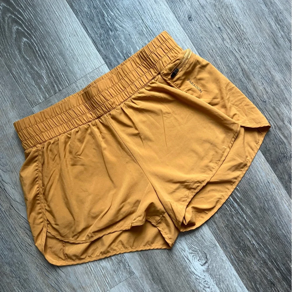 Paragon Mustard Yellow athletic Shorts - Picture 3 of 5